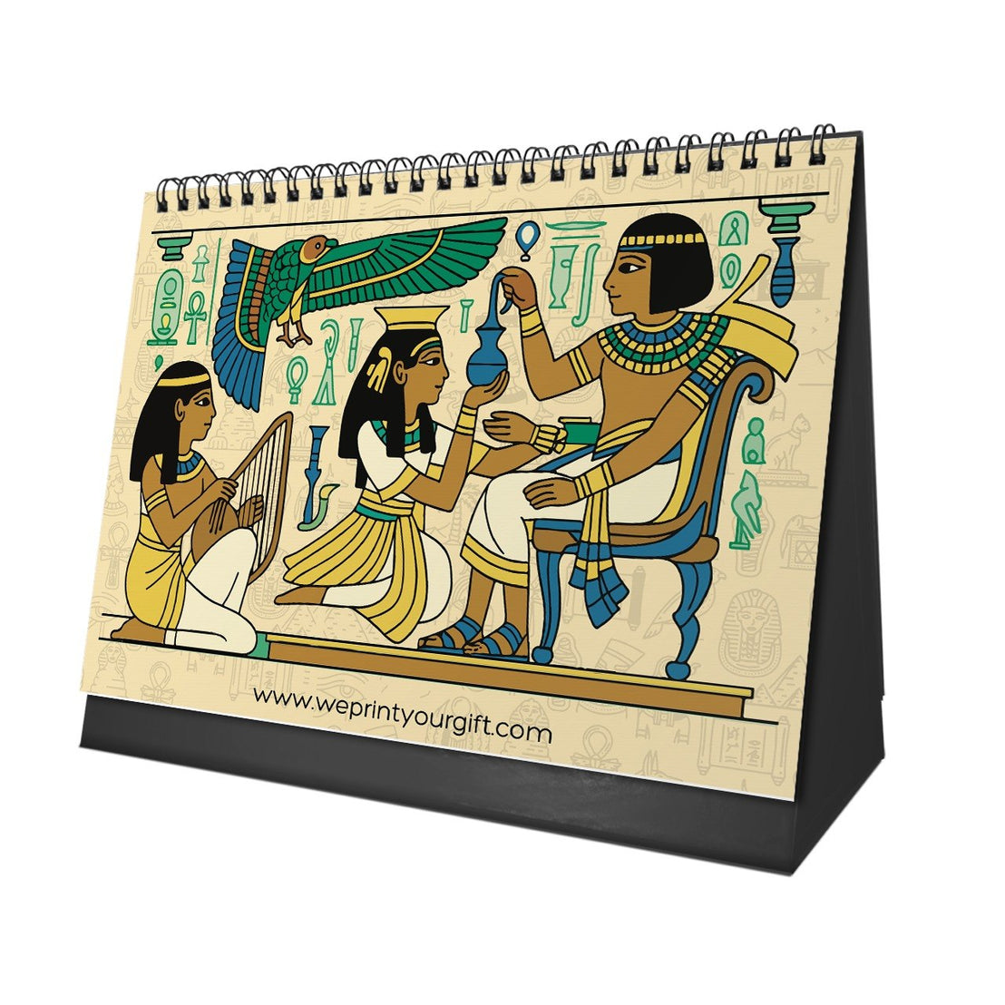 Ancient Egypt 2027 Desk Calendar – Pharaohs, Symbols & Timeless Art