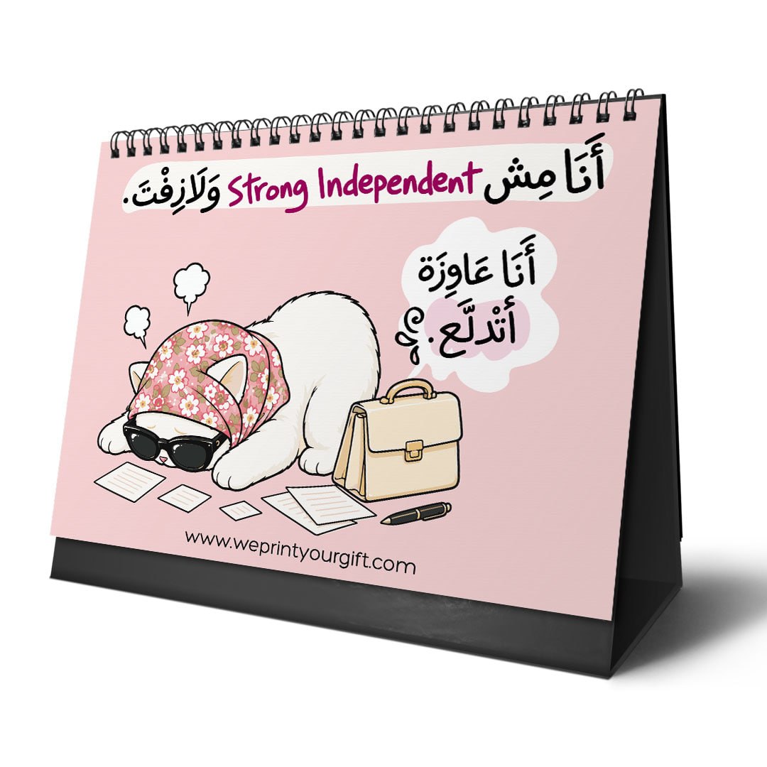 Sassy Office Cat 2027 Desk Calendar – Pink Style & Workplace Drama