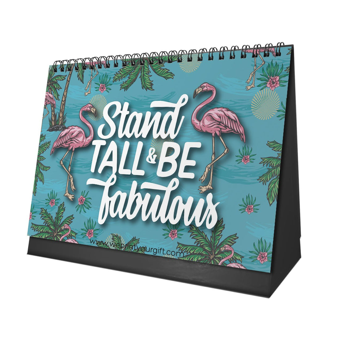 Flamingo 2027 Desk Calendar – Tropical Colours & Positive Moments