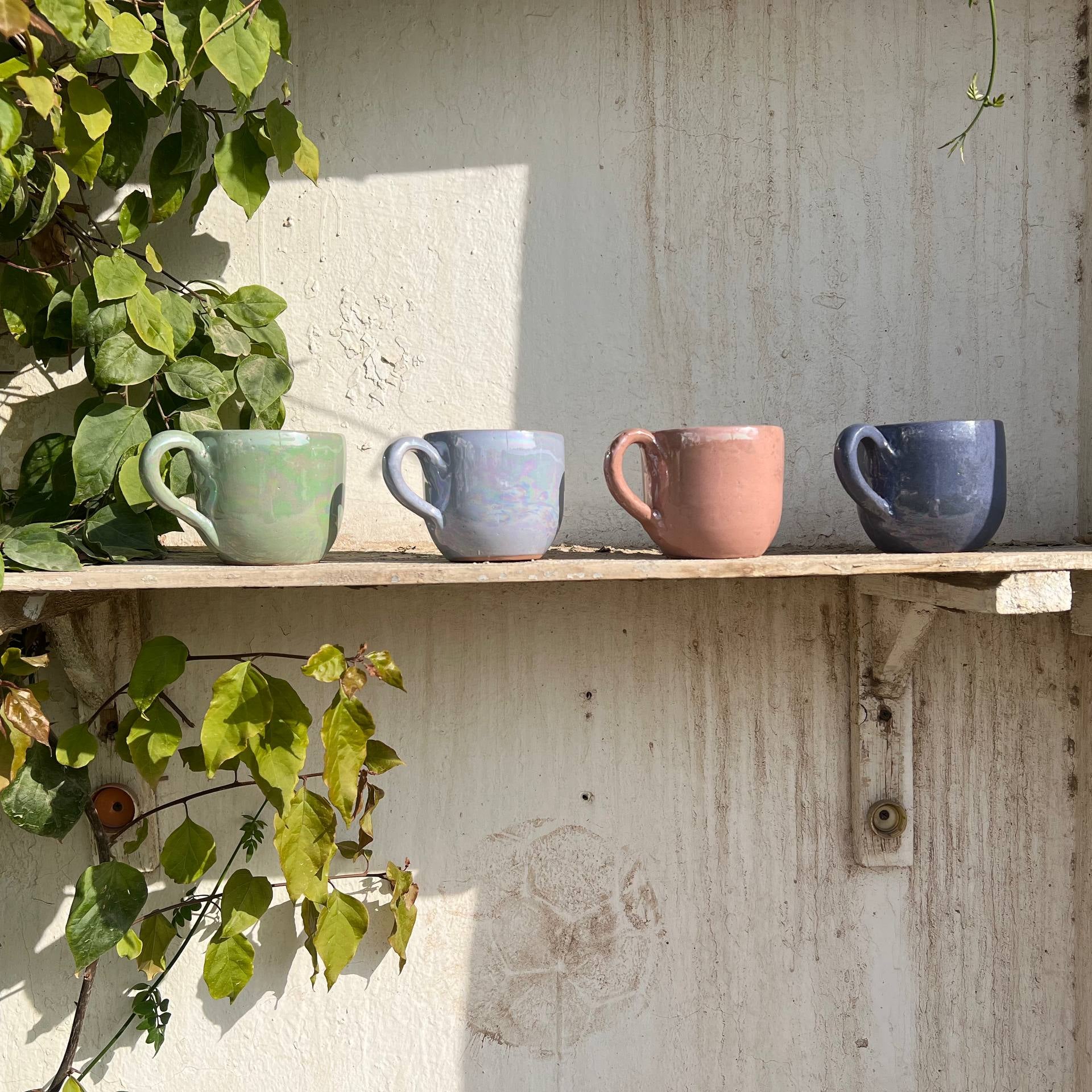 كوب مصنوع يدويًا من خزف بيرل تاتش - 350 مل - خيارات التخصيص