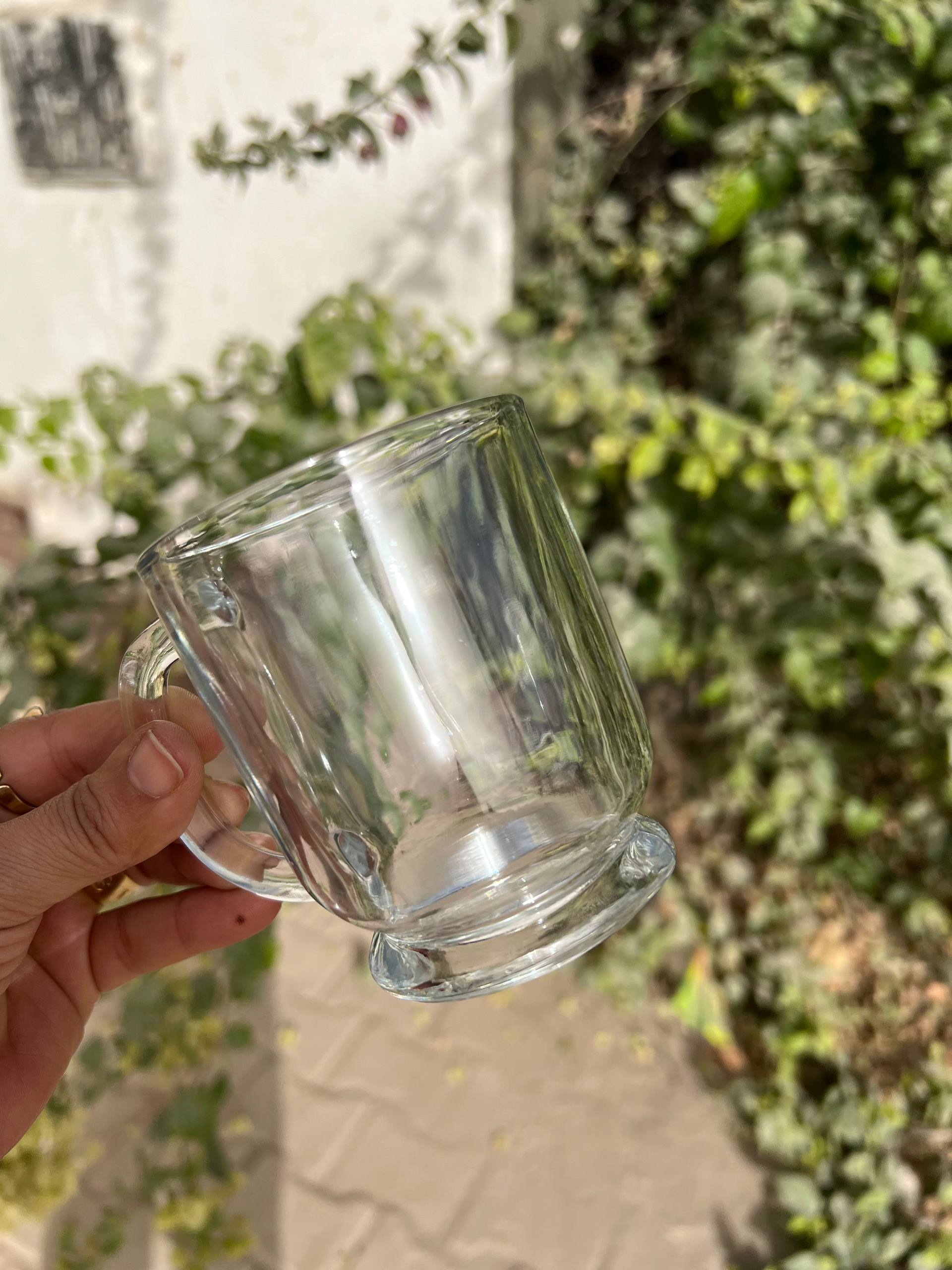 كوب قهوة إسبريسو زجاجي شفاف - 250 مل | خيارات التخصيص