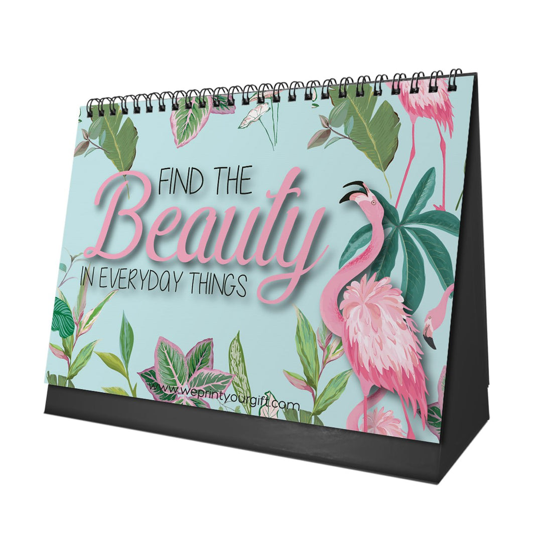 Flamingo 2027 Desk Calendar – Tropical Colours & Positive Moments