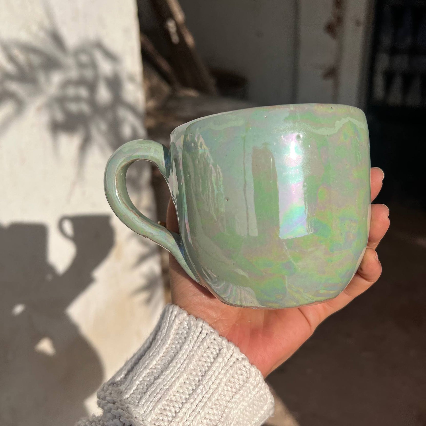 كوب مصنوع يدويًا من خزف بيرل تاتش - 350 مل - خيارات التخصيص