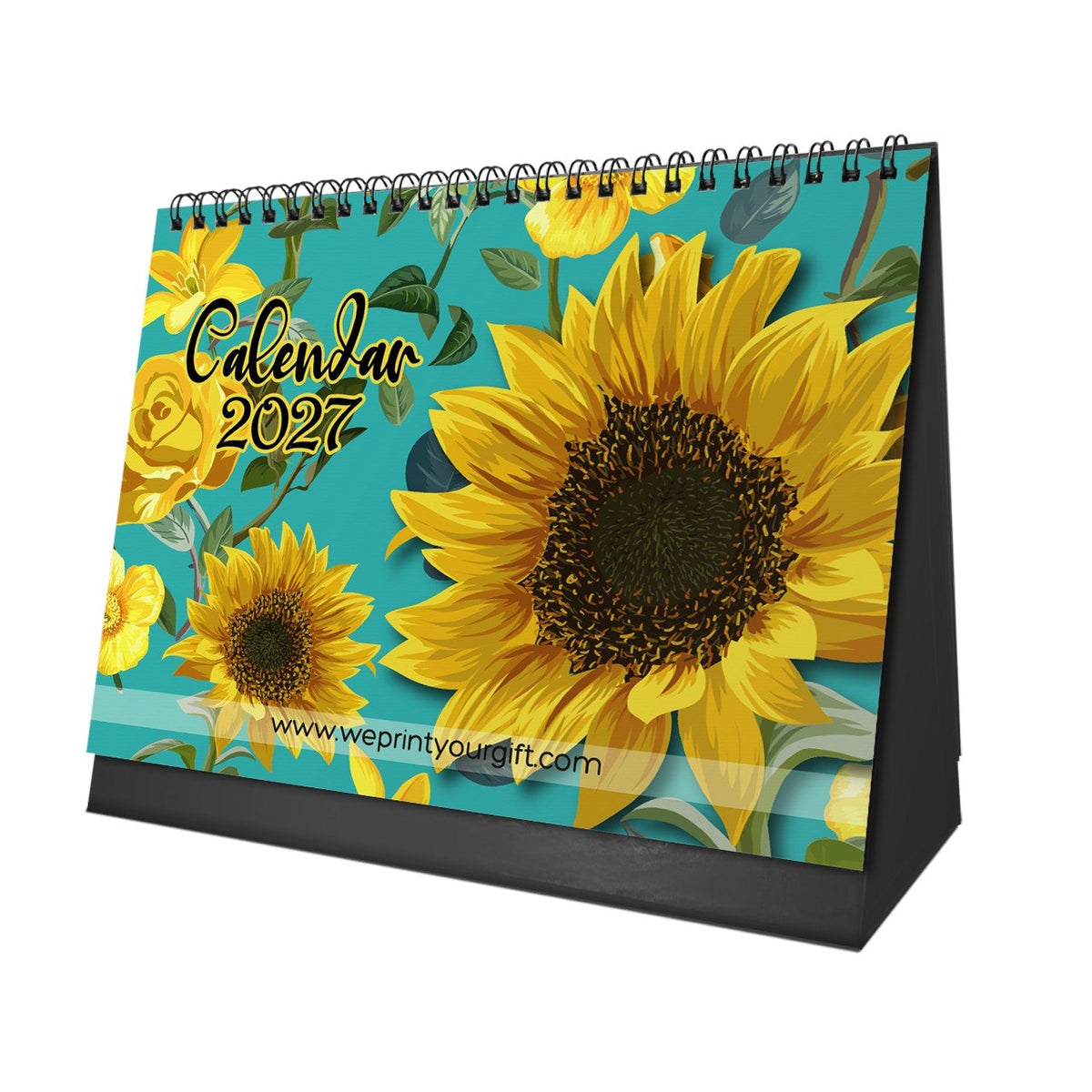 Sunflower 2027 Desk Calendar – Golden Blooms & Brighter Days