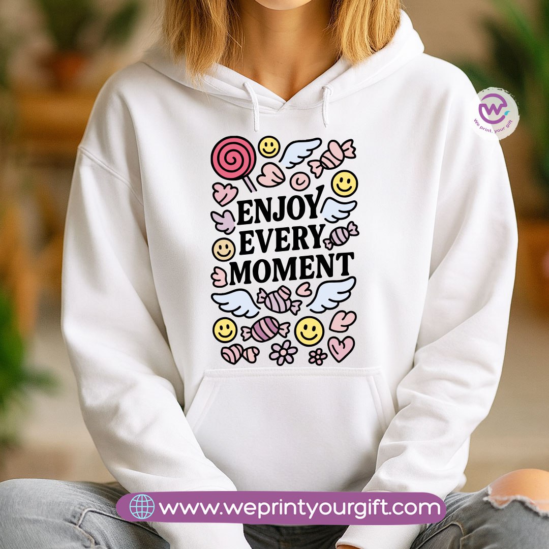 Motivational Doodle Hoodie – Cotton Melton Unisex