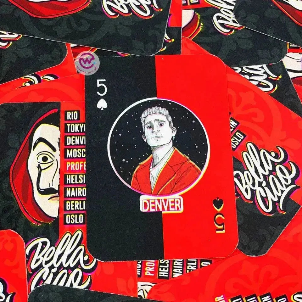 Playing Cards & UNO - La Casa De Papel - WE PRINT