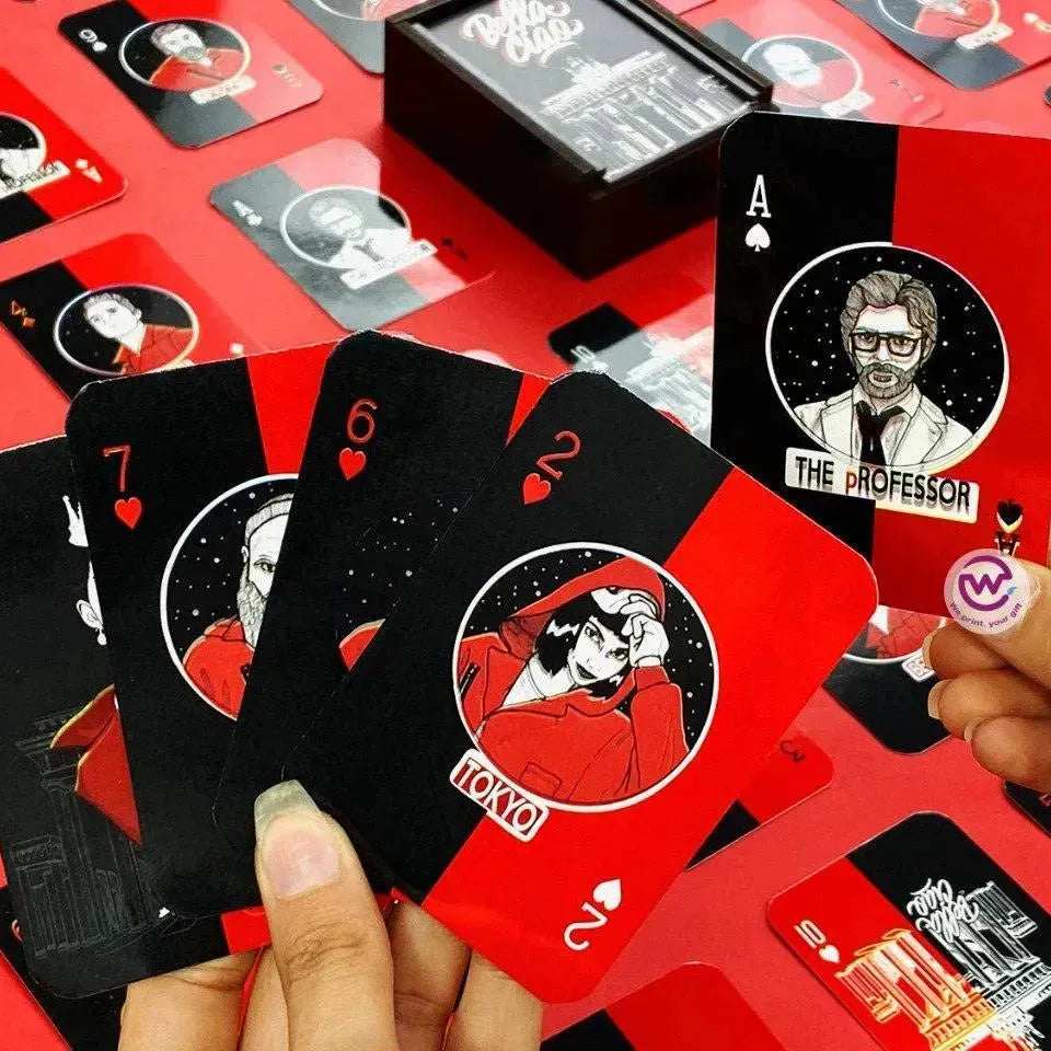 Playing Cards & UNO - La Casa De Papel - WE PRINT
