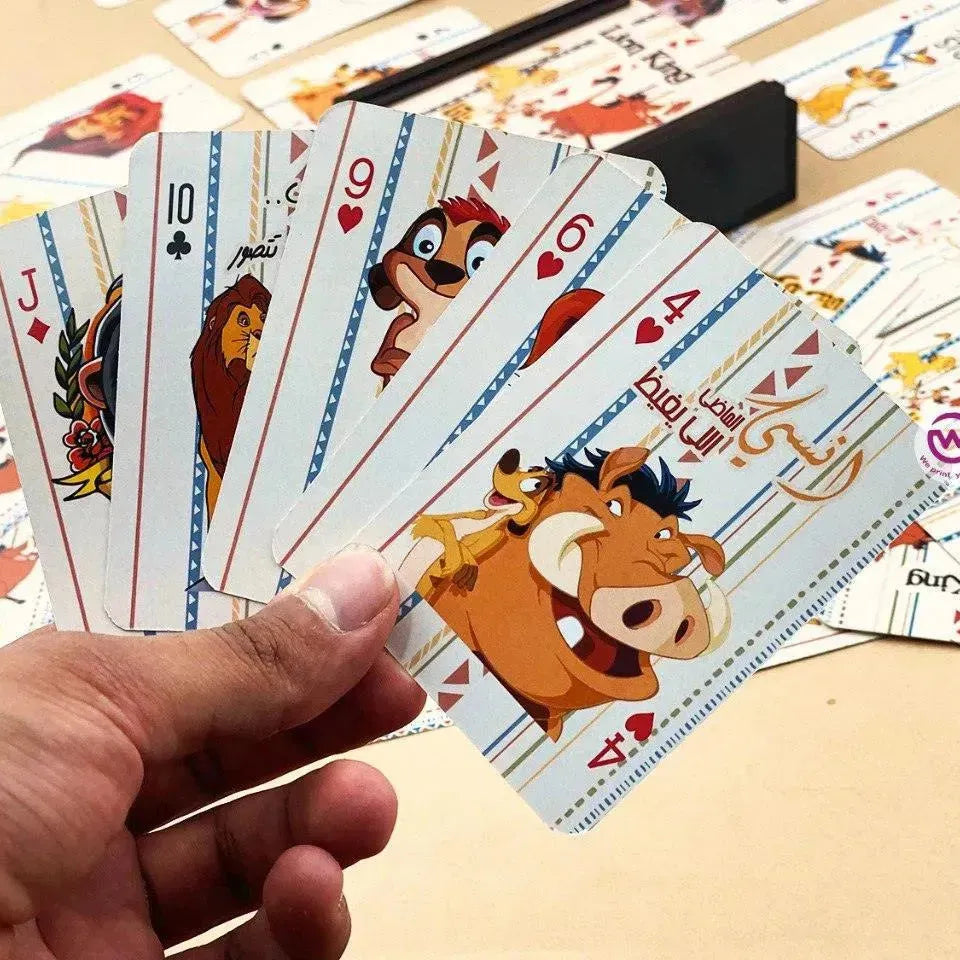 Playing Cards & UNO - Lion King - WE PRINT