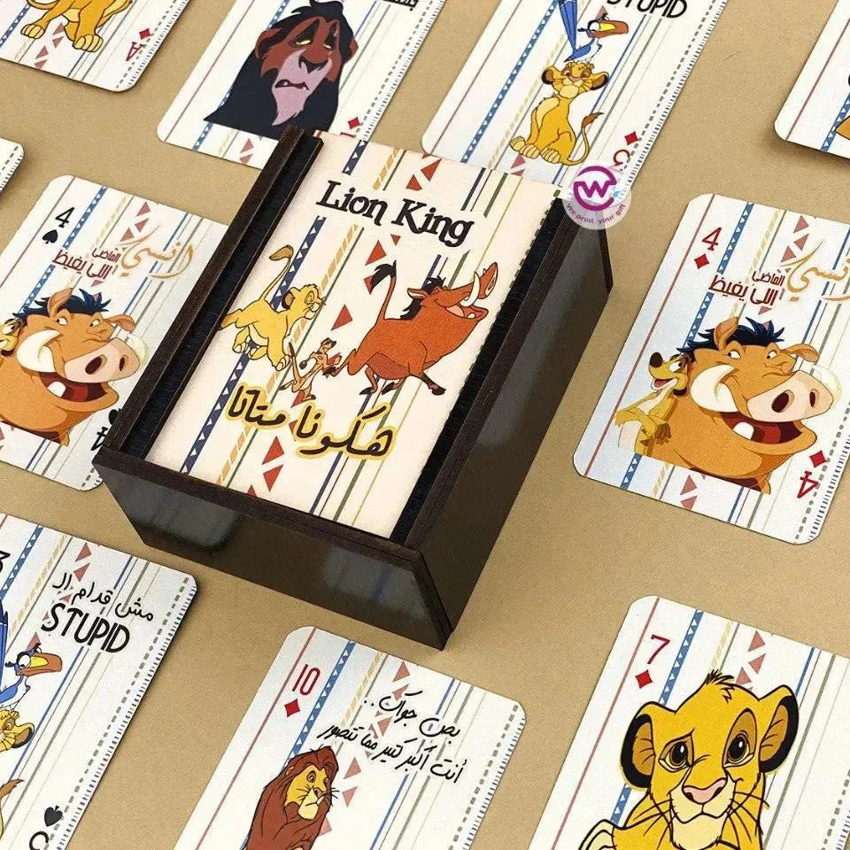 Playing Cards & UNO - Lion King - WE PRINT