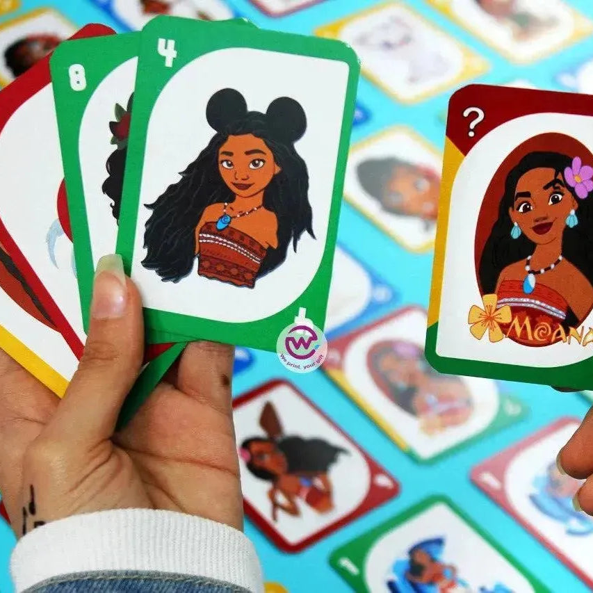 Playing Cards & UNO - Moana - WE PRINT