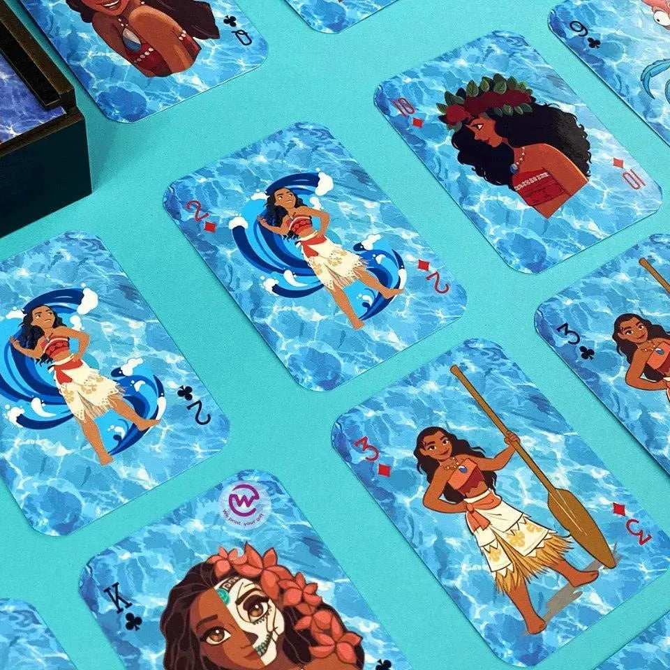 Playing Cards & UNO - Moana - WE PRINT