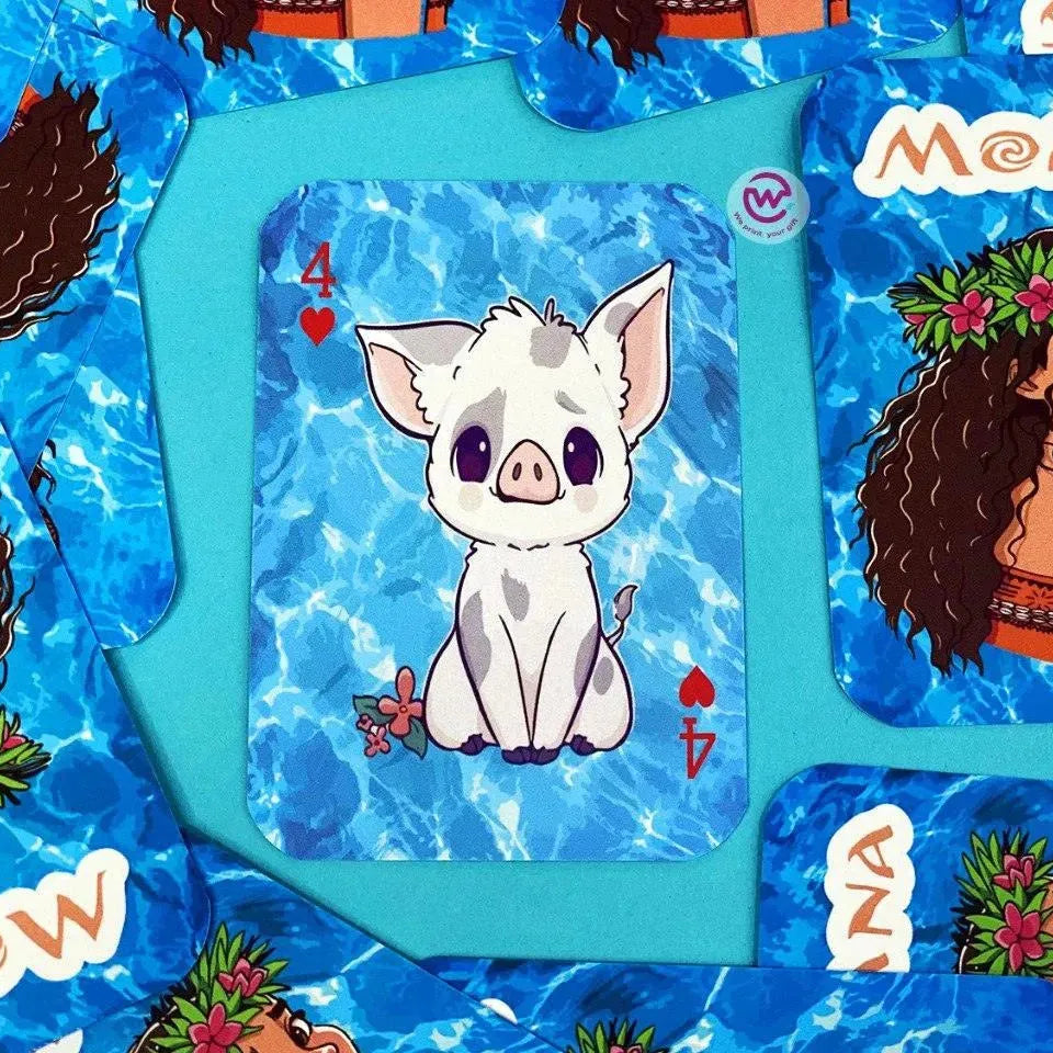 Playing Cards & UNO - Moana - WE PRINT