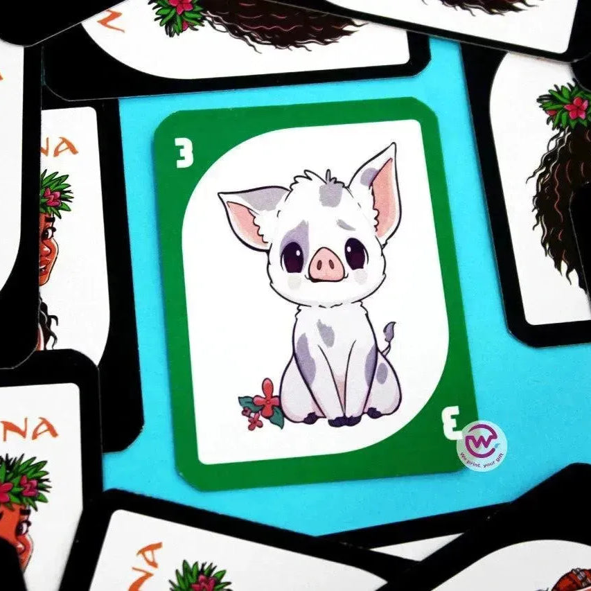 Playing Cards & UNO - Moana - WE PRINT