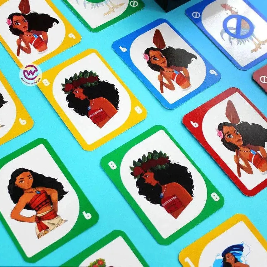 Playing Cards & UNO - Moana - WE PRINT