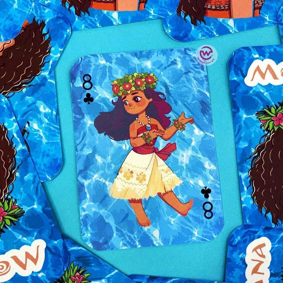 Playing Cards & UNO - Moana - WE PRINT
