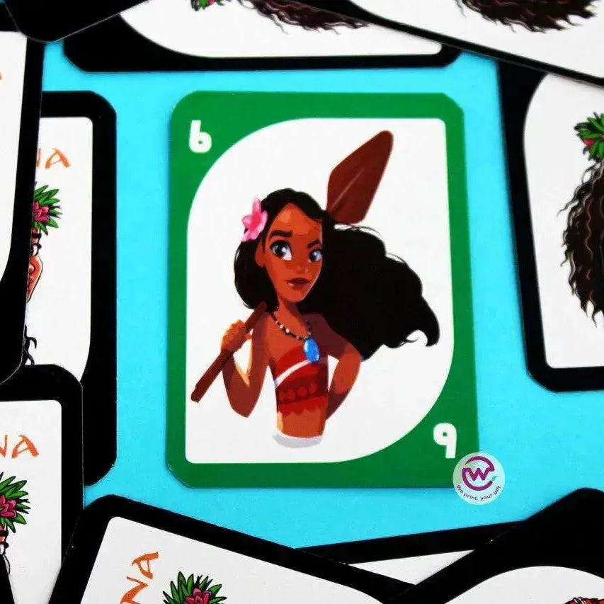 Playing Cards & UNO - Moana - WE PRINT