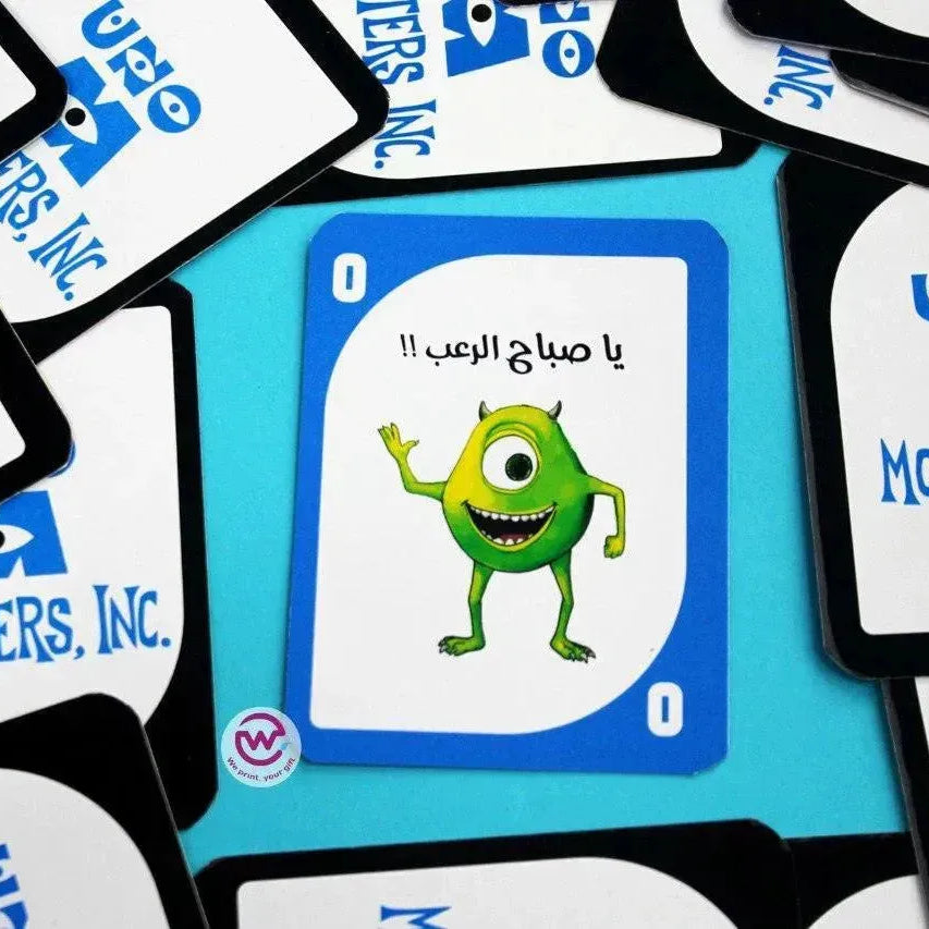 Playing Cards & UNO - Monster INC. - WE PRINT
