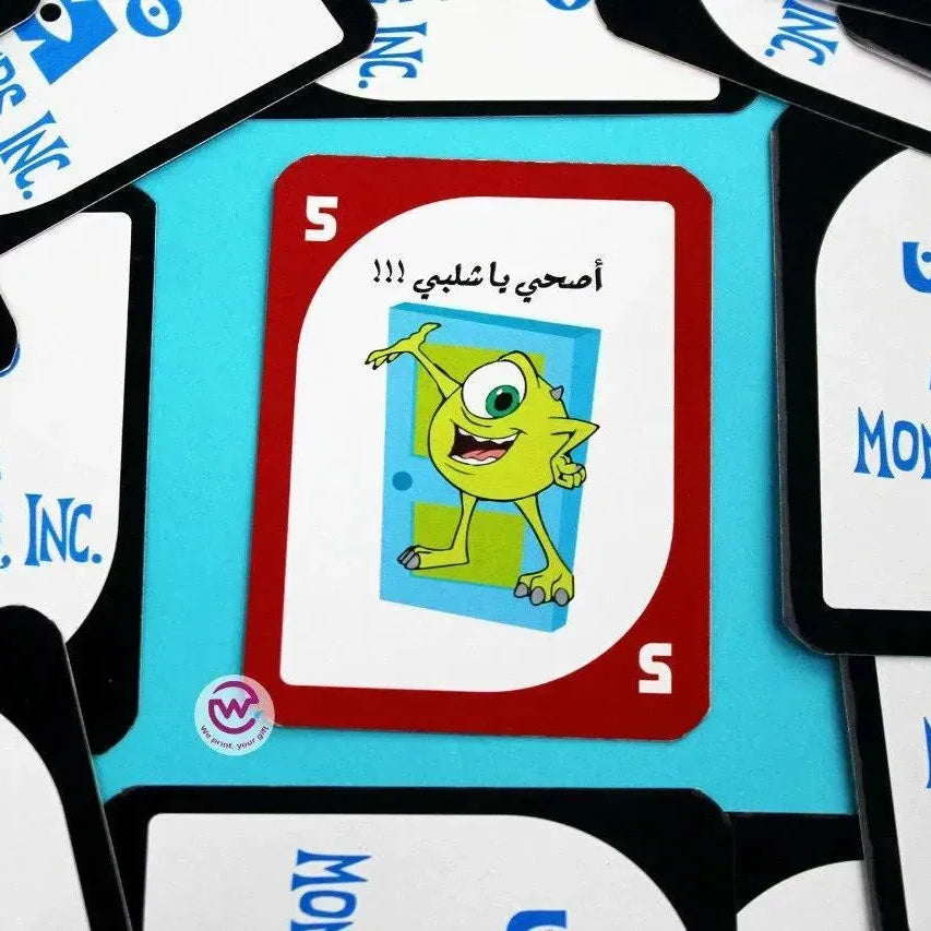 Playing Cards & UNO - Monster INC. - WE PRINT