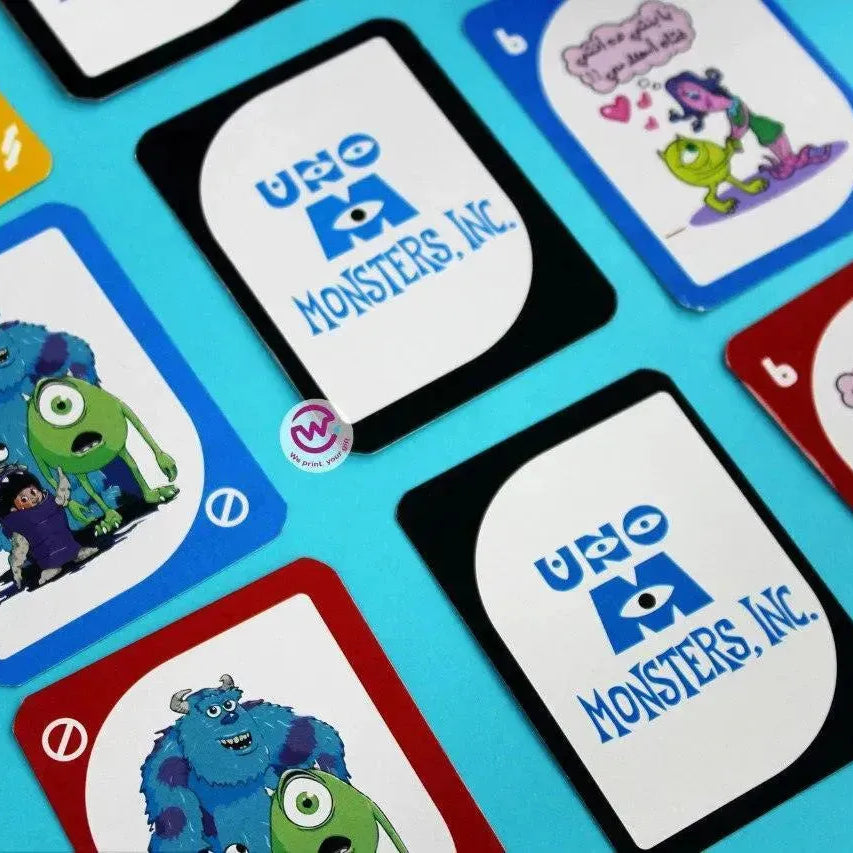 Playing Cards & UNO - Monster INC. - WE PRINT