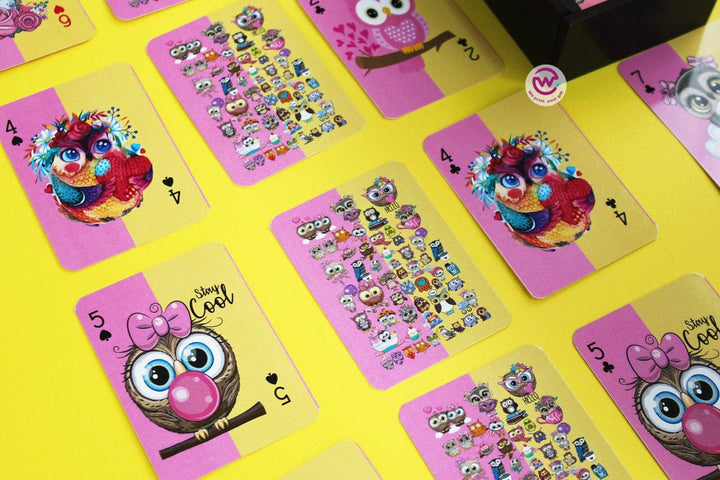 Playing Cards & UNO - Owl - weprint.yourgift