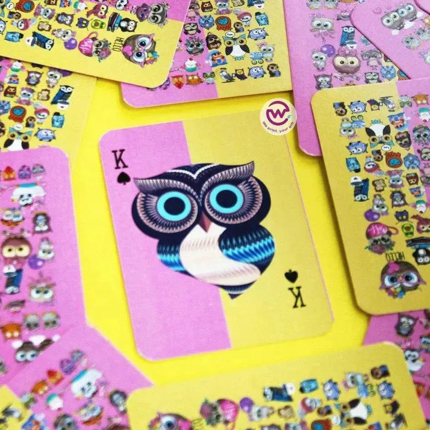 Playing Cards & UNO - Owl - WE PRINT