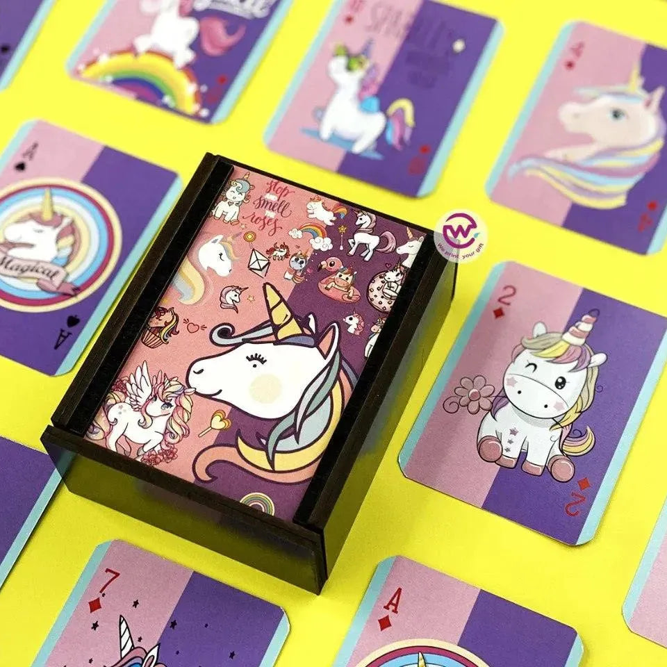 Playing Cards & UNO - Unicorn - WE PRINT