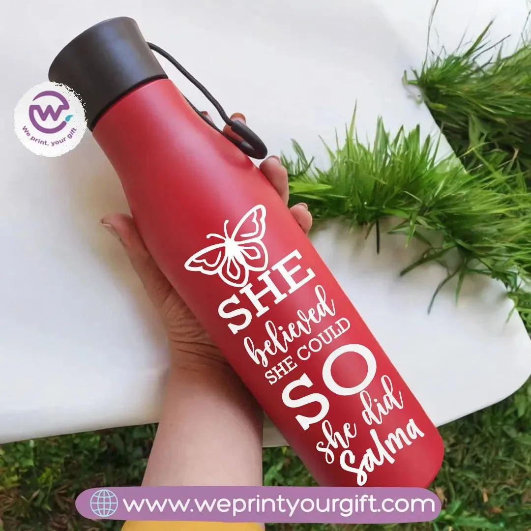 Portable Water Bottle-Motivational quotes - WE PRINT