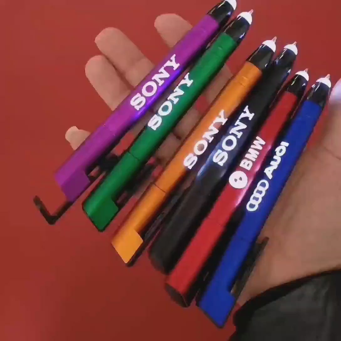 Multifunction Pen with Illuminated Logo & Mobile Phone Holder – Corporate Promotional Gift