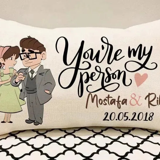 Rectangular Cushion-Valentine's Day - LOVE IS - WE PRINT