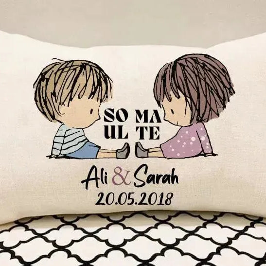 Rectangular Cushion-Valentine's Day - LOVE IS - WE PRINT