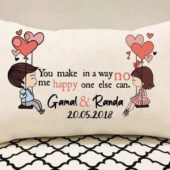 Rectangular Cushion-Valentine's Day - LOVE IS - WE PRINT