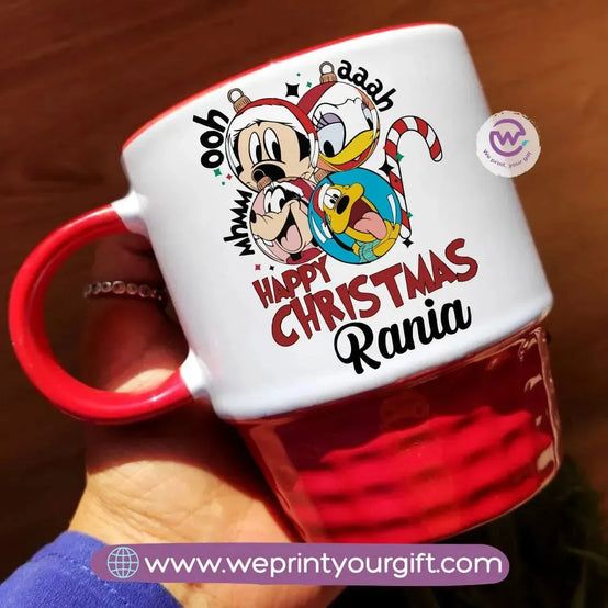Ribbed Ceramic Mug-Christmas Designs - WE PRINT