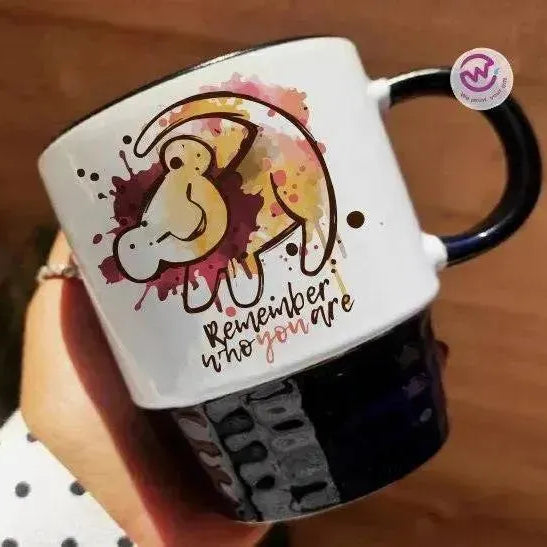 Ribbed Mug - Black - Lion King - WE PRINT