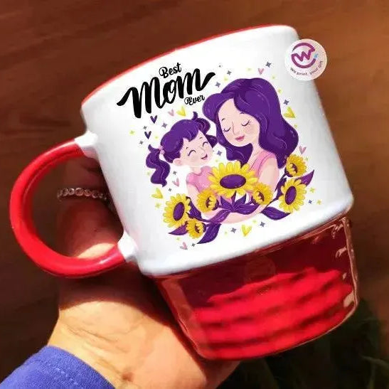 Ribbed Mug - Black -Mother's Day Designs - WE PRINT