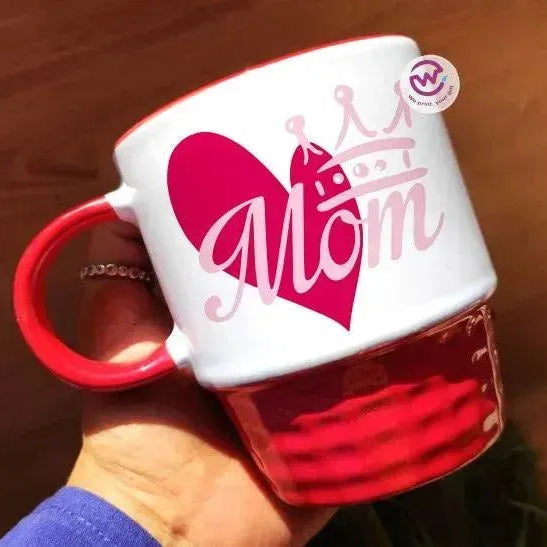 Ribbed Mug - Black -Mother's Day Designs - WE PRINT