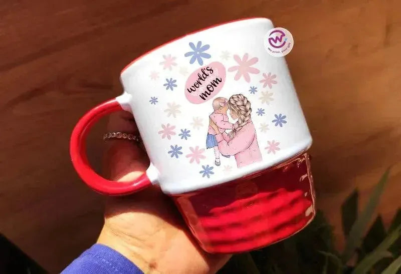 Ribbed Mug - Black -Mother's Day Designs - WE PRINT