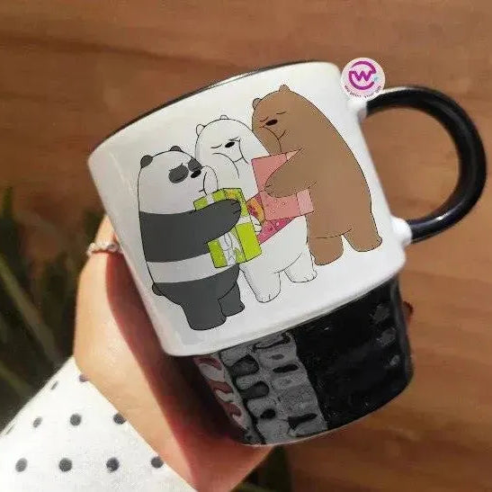 Ribbed Mug - Black - We bear bears - WE PRINT