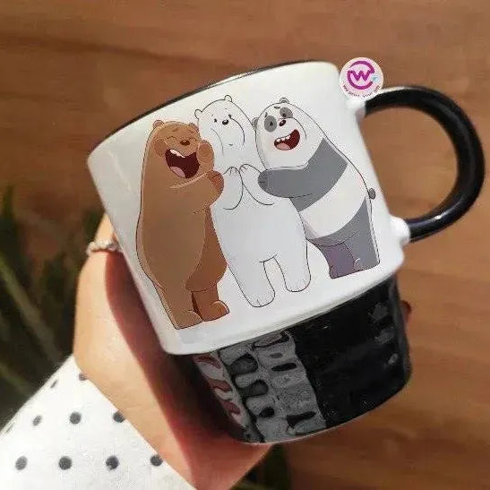 Ribbed Mug - Black - We bear bears - WE PRINT