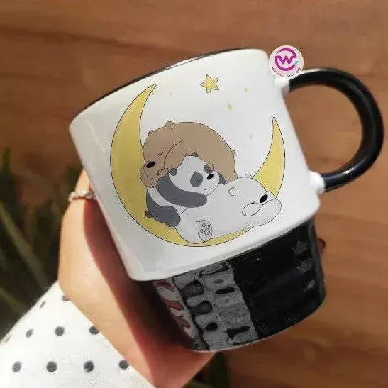 Ribbed Mug - Black - We bear bears - WE PRINT