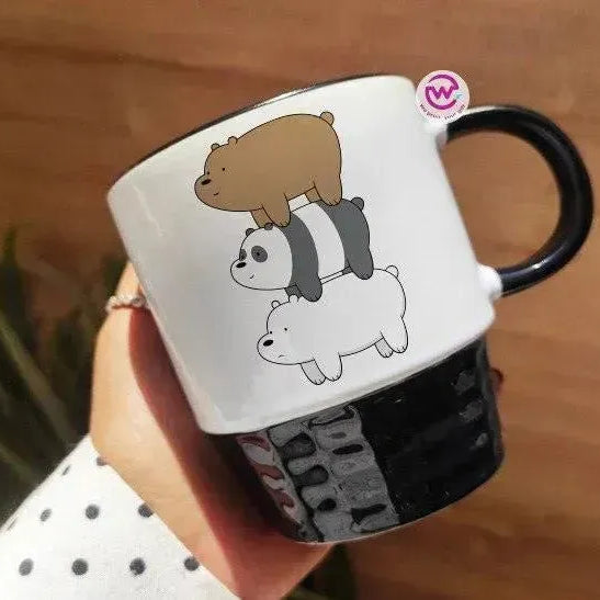 Ribbed Mug - Black - We bear bears - WE PRINT