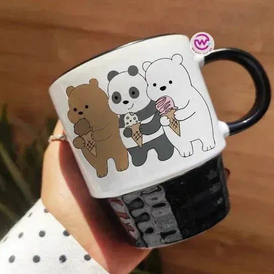 Ribbed Mug - Black - We bear bears - WE PRINT