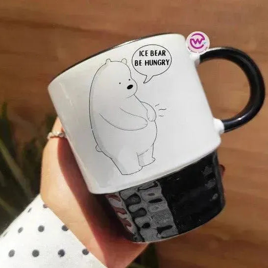 Ribbed Mug - Black - We bear bears - WE PRINT