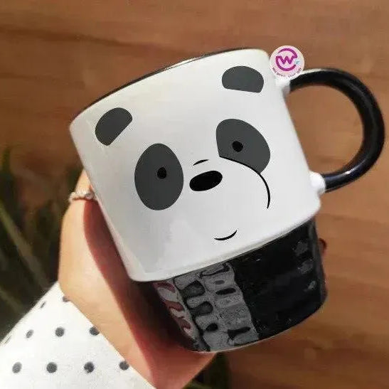 Ribbed Mug - Black - We bear bears - WE PRINT