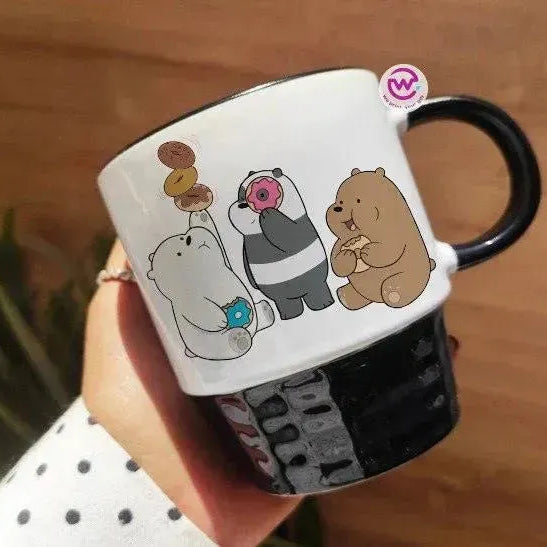 Ribbed Mug - Black - We bear bears - WE PRINT