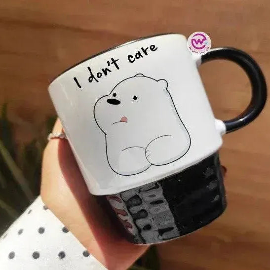 Ribbed Mug - Black - We bear bears - WE PRINT