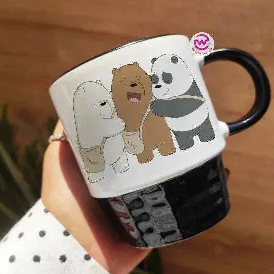 Ribbed Mug - Black - We bear bears - WE PRINT