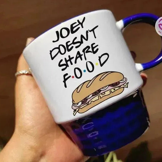 Ribbed Mug - Dark Blue - Friends - WE PRINT