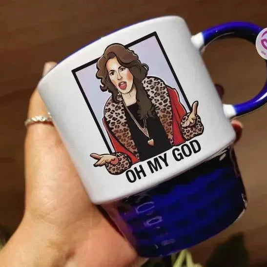 Ribbed Mug - Dark Blue - Friends - WE PRINT