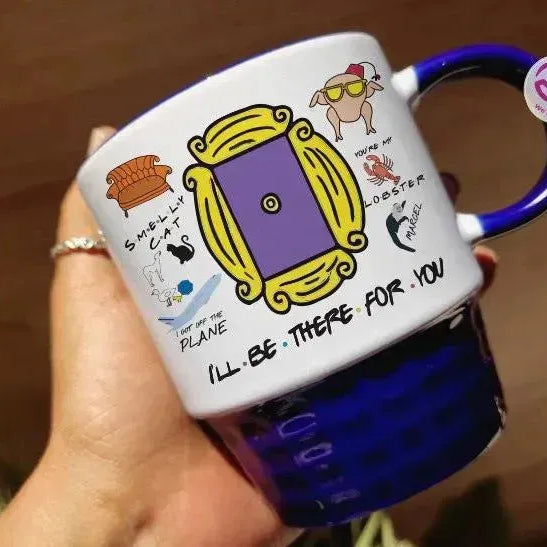 Ribbed Mug - Dark Blue - Friends - WE PRINT