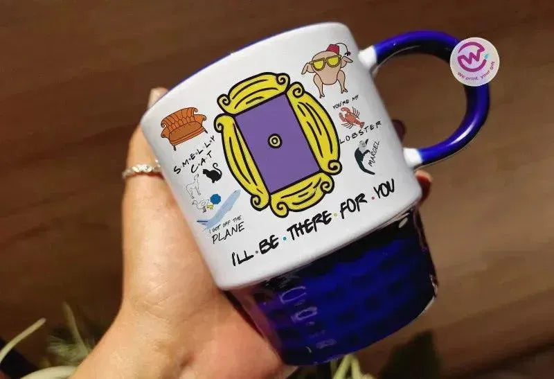 Ribbed Mug - Dark Blue - Friends - WE PRINT